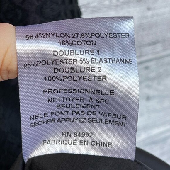 Jonathan SimkhaiMultimedia Threaded Mesh Mini Ruffle Dress size 6 - Picture 13 of 15